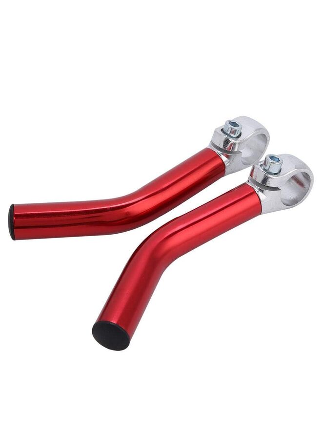 LAMAY Bike Handlebar Grips, Aluminum Alloy Bike Horns Grips with Bar Ends Plugs for 22.2mm/0.9in Handlebar(BLACK) - Image 2