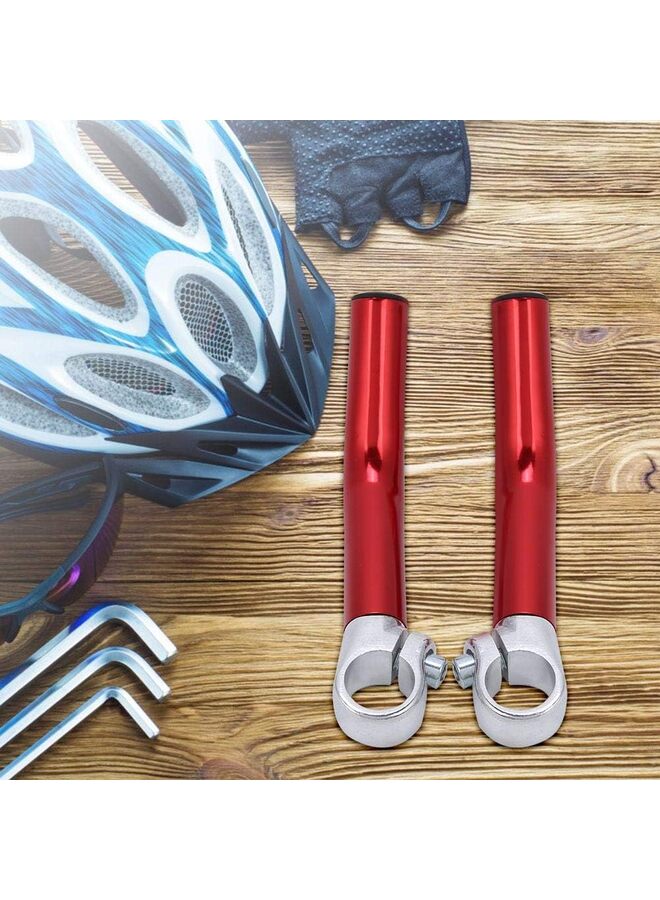 LAMAY Bike Handlebar Grips, Aluminum Alloy Bike Horns Grips with Bar Ends Plugs for 22.2mm/0.9in Handlebar(BLACK) - Image 5