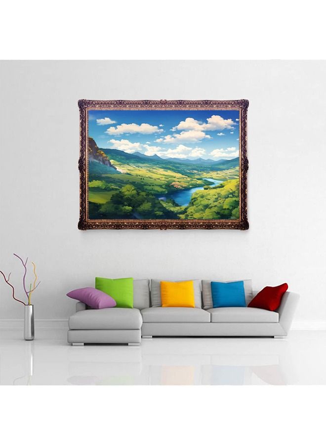 5D DIY Diamond Painting Mountain Lake Landscape Full Drill by Number Kits, Scenery Craft Decor, Paint with Diamonds Embroidery Set DIY Craft Arts Decorations (16x12inch) - Image 5