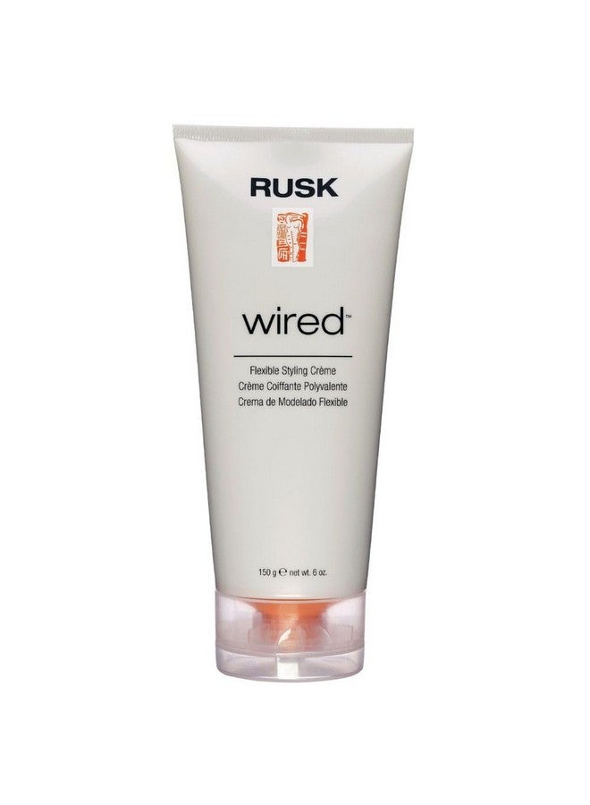 Rusk Designer Collection Wired Flexible Styling Creme, 6 Oz, Lifts, Shines, And Creates Soft, Gravity-Defying Body, Provides Pliable Style Support And Flexible Body - Image 1