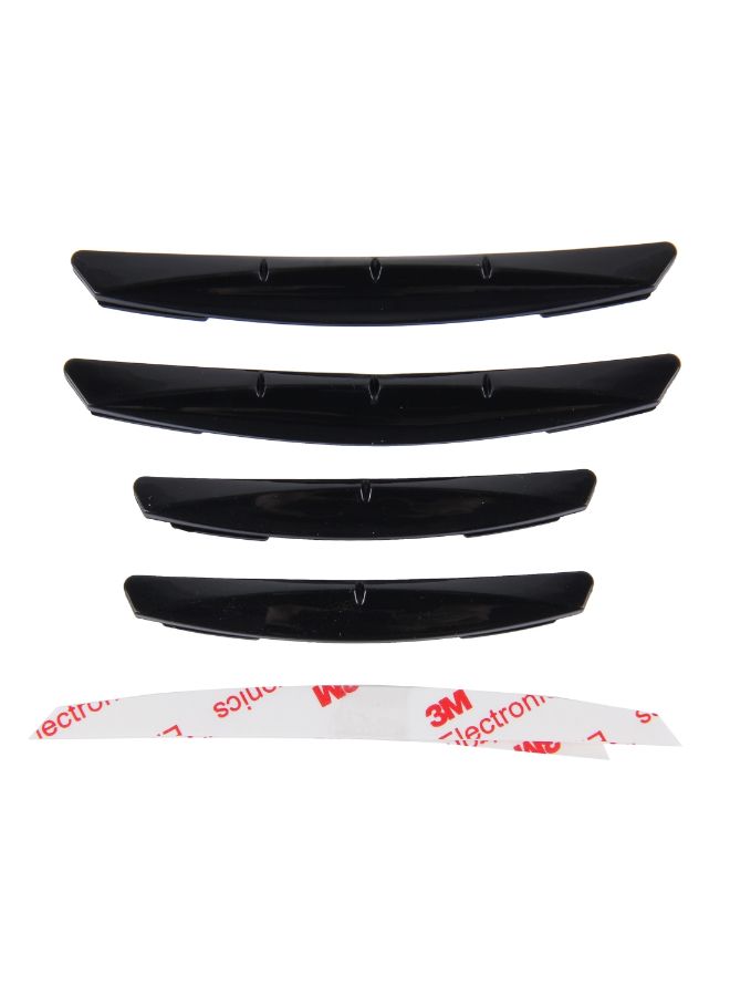 Loquat 4-Piece Rubber Car Door Edge Protection Trim Sticker - Image 4