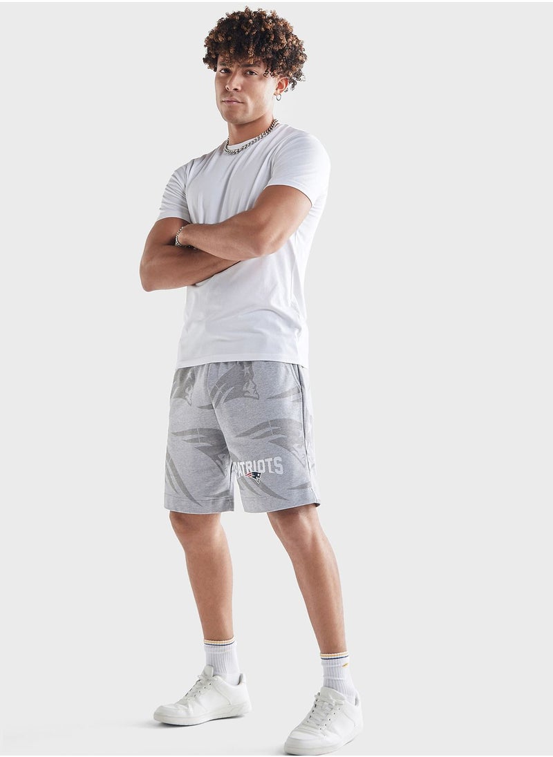 FAV - The New England Patriots Print Shorts - Image 1