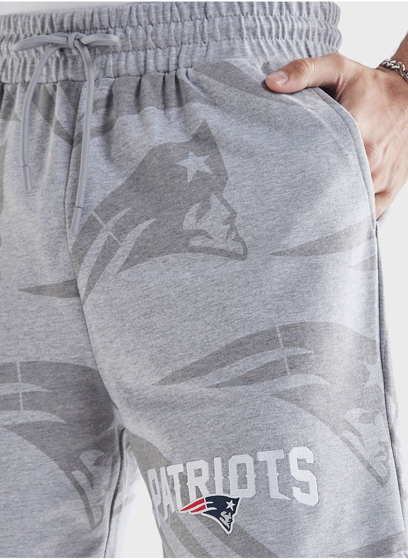 FAV - The New England Patriots Print Shorts - Image 1