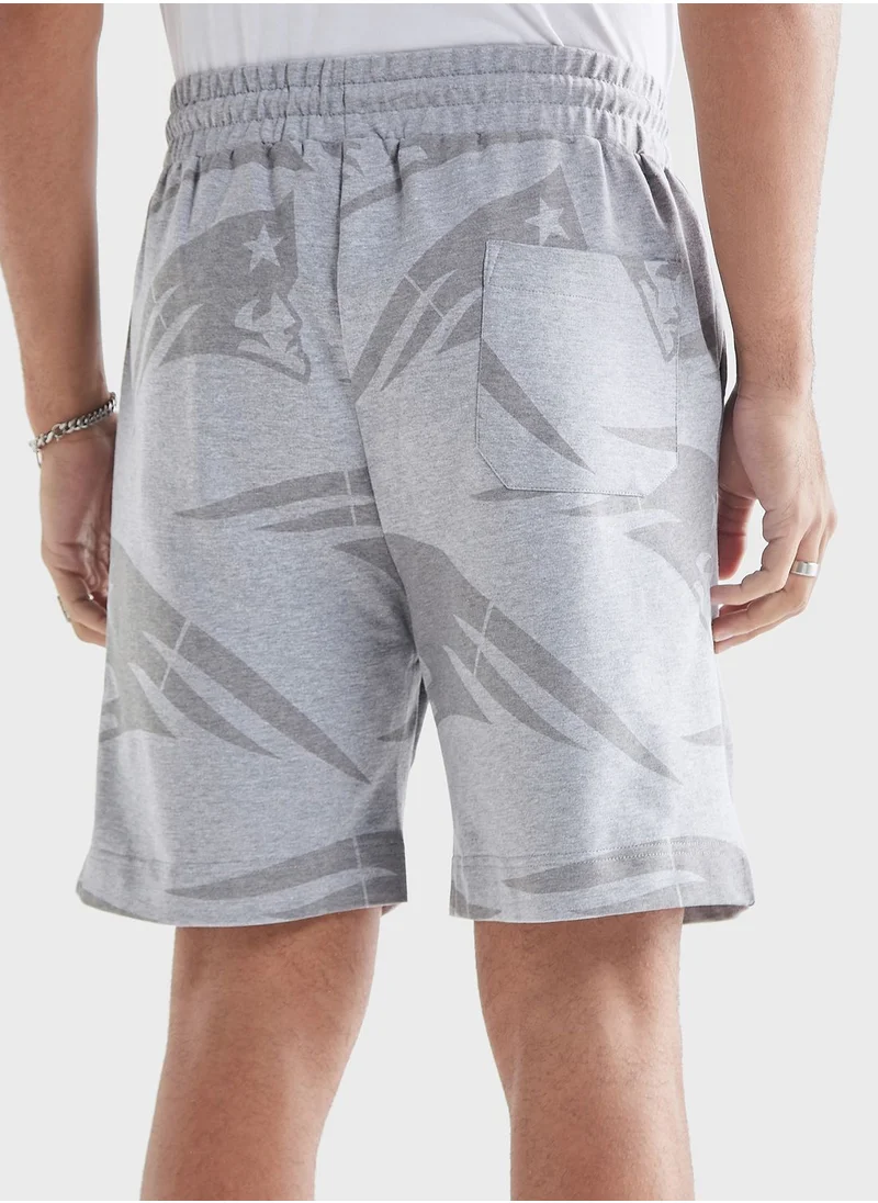 فاف The New England Patriots Print Shorts