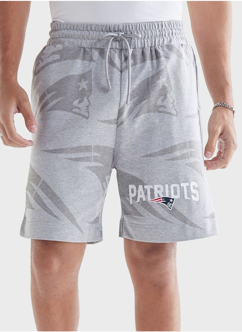 FAV - The New England Patriots Print Shorts - Image 1