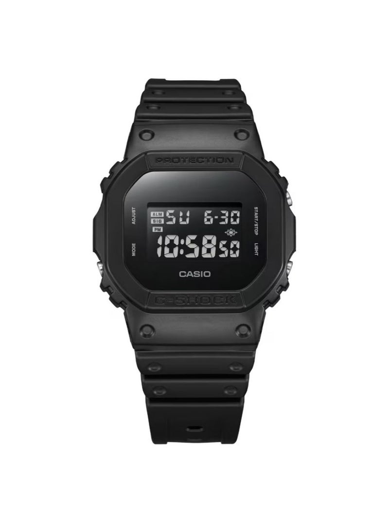 CASIO Men's Square Shape Resin Band Digital Wrist Watch 49 mm - DW-5600UBB-1DR - Image 3