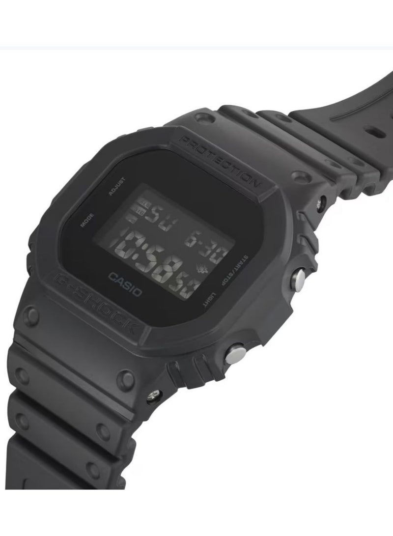 CASIO Men's Square Shape Resin Band Digital Wrist Watch 49 mm - DW-5600UBB-1DR - Image 4