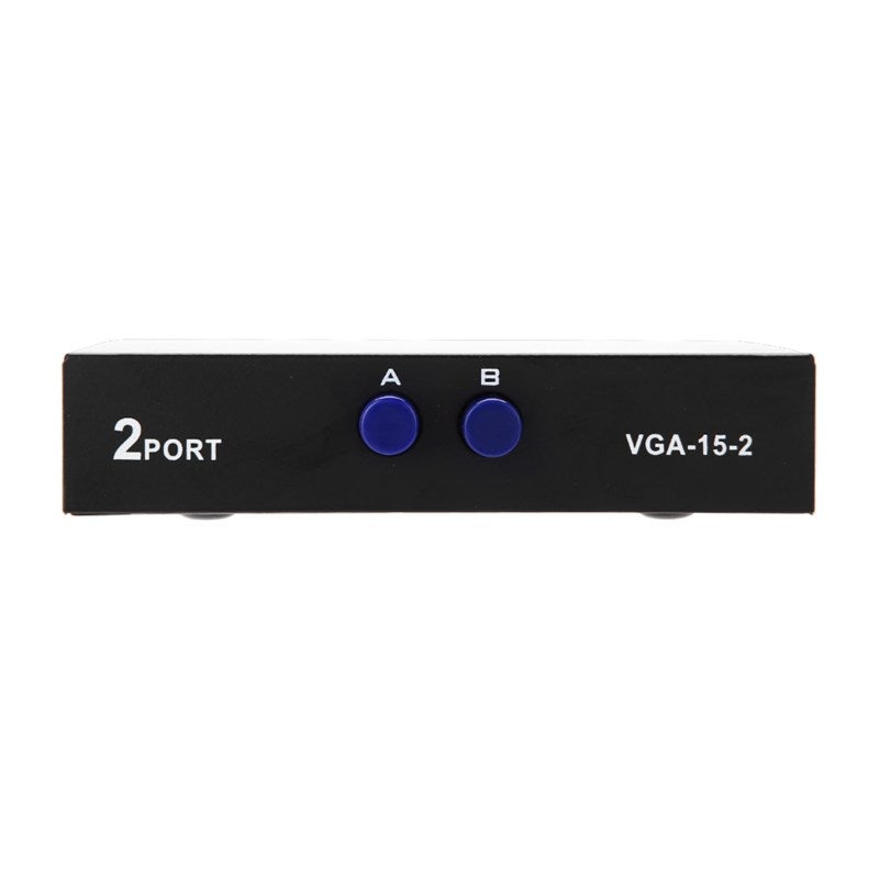مبدل VGA - مدخلان ومخرج واحد - لتوصيل جهازي كمبيوتر بشاشة واحدة - دون فقدان للبيانات مناسب لأجهزة العرض - Image 5