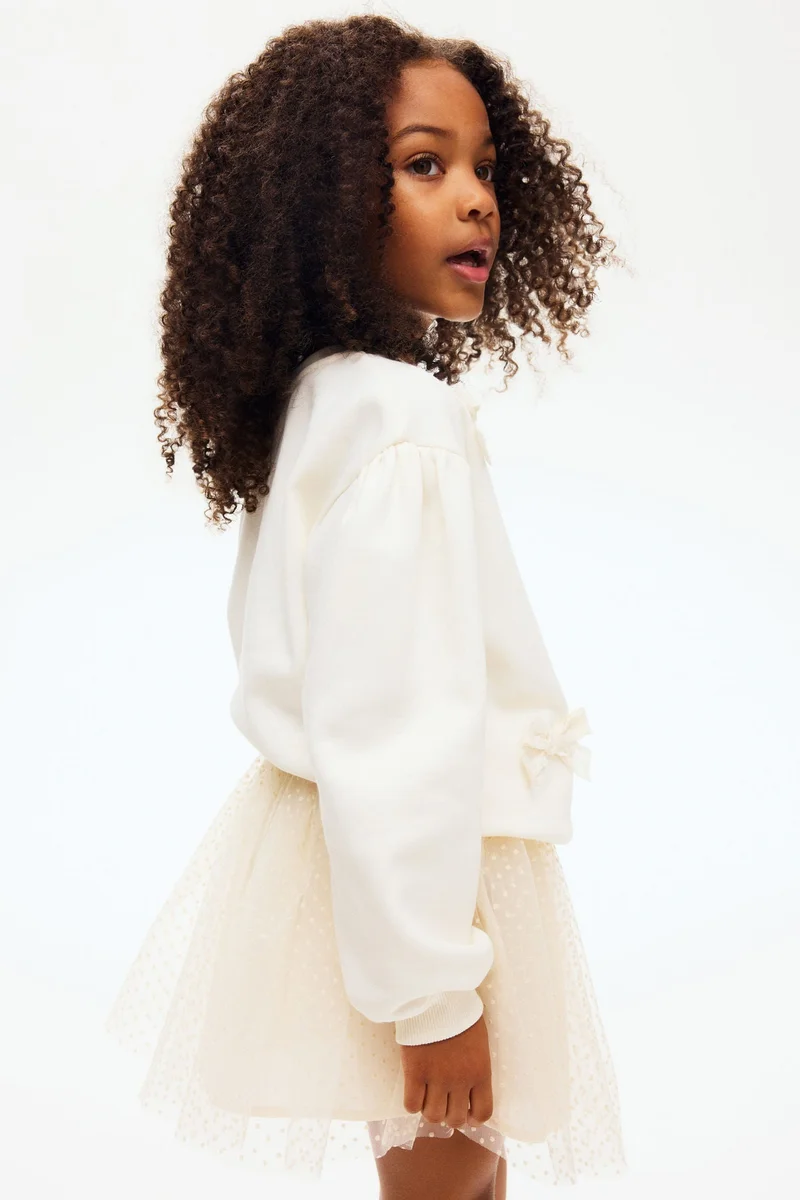 H&M Appliquéd brushed-inside sweatshirt