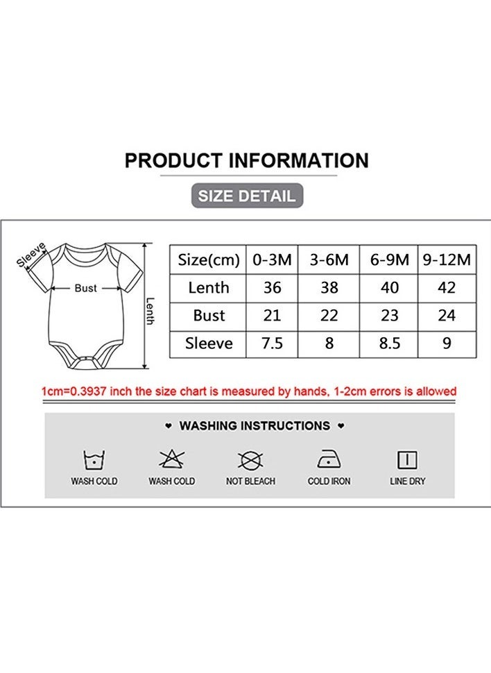 RedMapleTEK 8-Piece Set Of Newborn Baby Jumpsuit, Pants, Hat, Gloves, Socks - Image 5