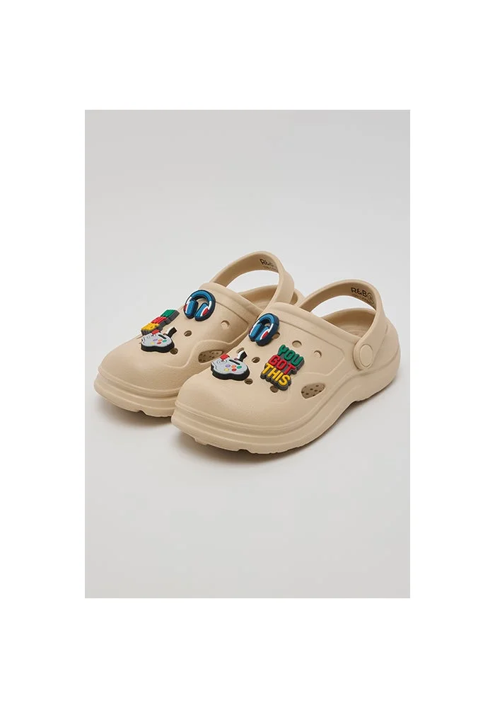 أر أند بي Charm Detail Slingback Clogs