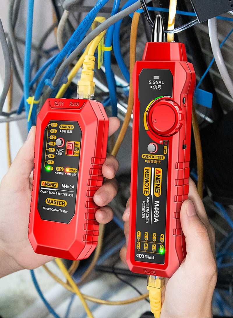 ANENG M469A Network Cable Finder Multifunctional Cable Finder Anti-Interference Testing Instrument Find The Break Point of Network Line And Check The Line  - Image 3
