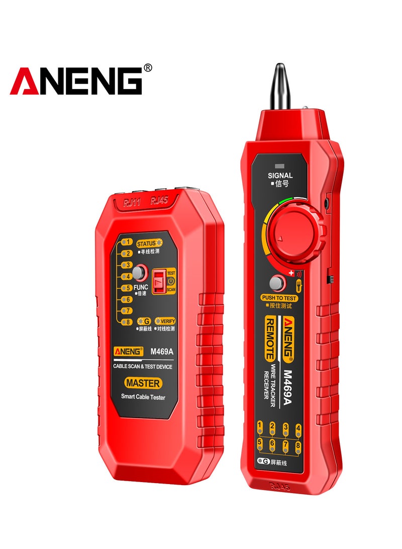 ANENG M469A Network Cable Finder Multifunctional Cable Finder Anti-Interference Testing Instrument Find The Break Point of Network Line And Check The Line  - Image 2