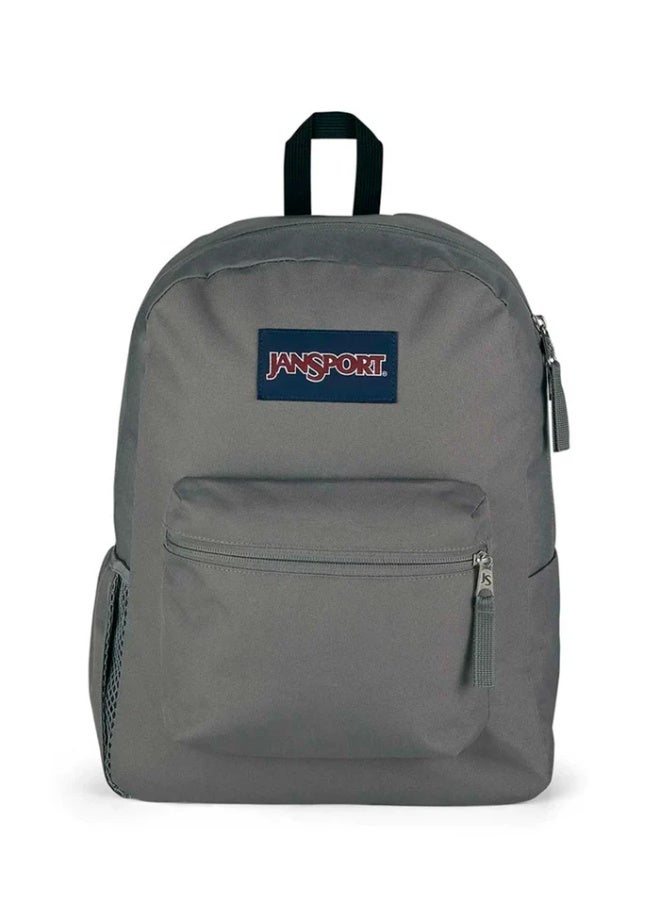 JanSport Unisex Fashion Backpack Cross Town Graphite Grey - Image 1