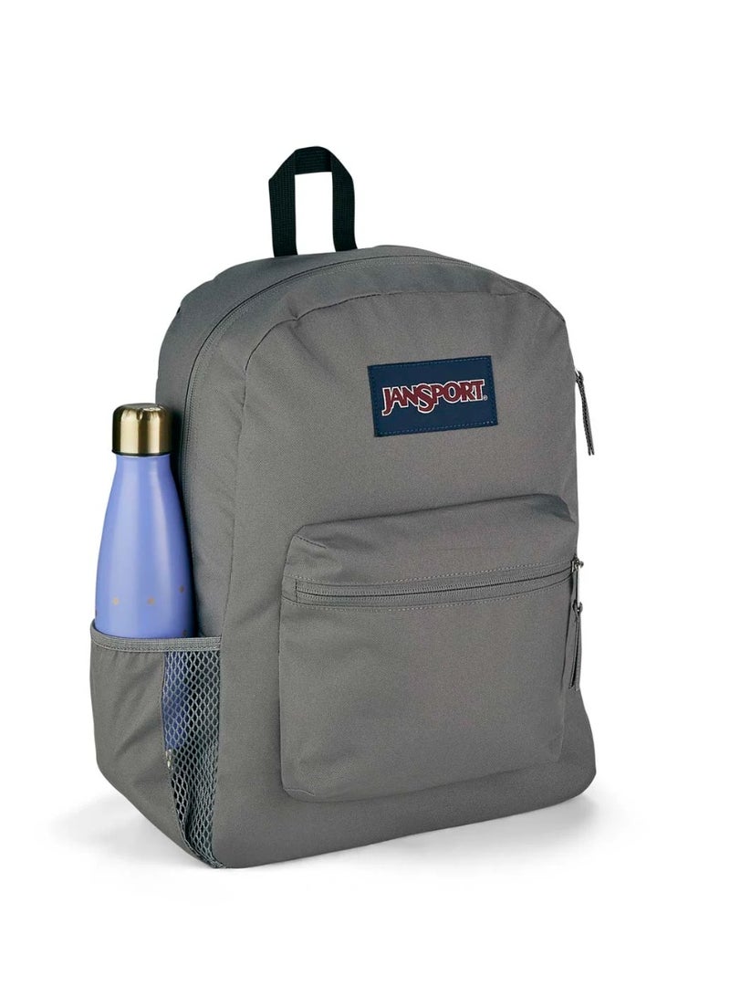 JanSport Unisex Fashion Backpack Cross Town Graphite Grey - Image 4