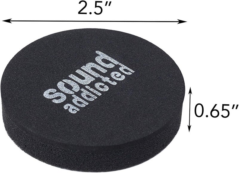 Sound Addicted Isolation Pads for Soundbar - Anti Vibrations Foam Pads Feet (4Pack) 2.5'' x 0.65'' Suitable for Most Sound bars - BarPads (Round) - Image 3