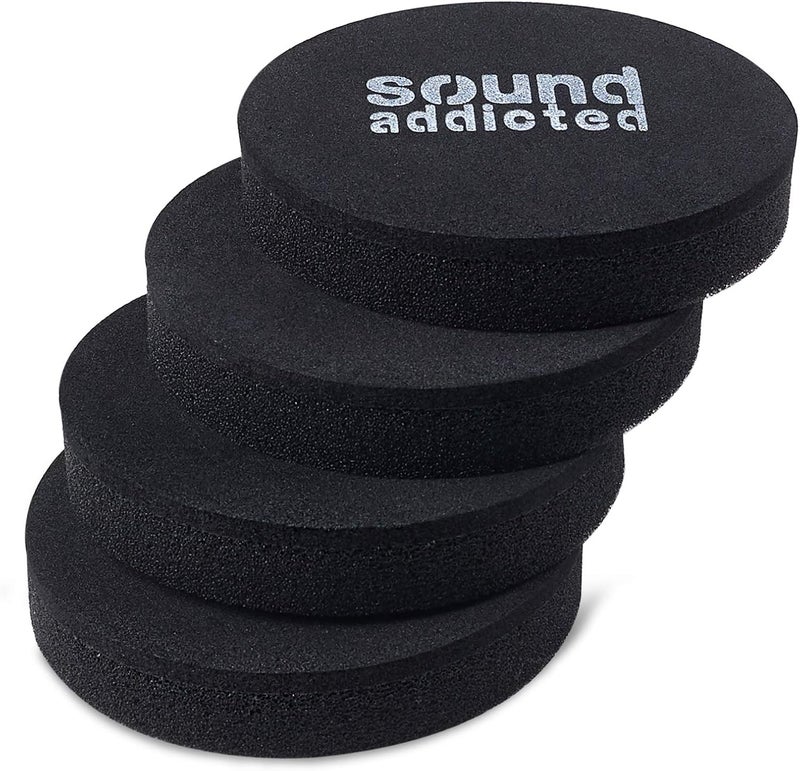 Sound Addicted Isolation Pads for Soundbar - Anti Vibrations Foam Pads Feet (4Pack) 2.5'' x 0.65'' Suitable for Most Sound bars - BarPads (Round) - Image 2