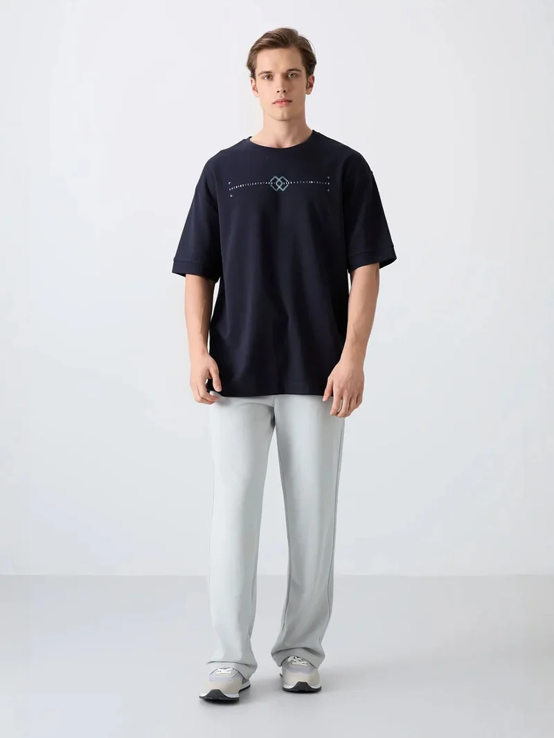 تومي لايف TOMMY Oversized Printed Crew Neck T-Shirt
