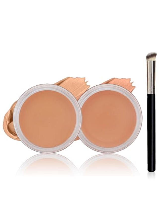 QIUFSSE Under Eye Concealer for Dark Circles Color Corrector Pro Concealer de oieras Longlasting Cover up Makeup LonglastingWaterproof Set C0506 - Image 1
