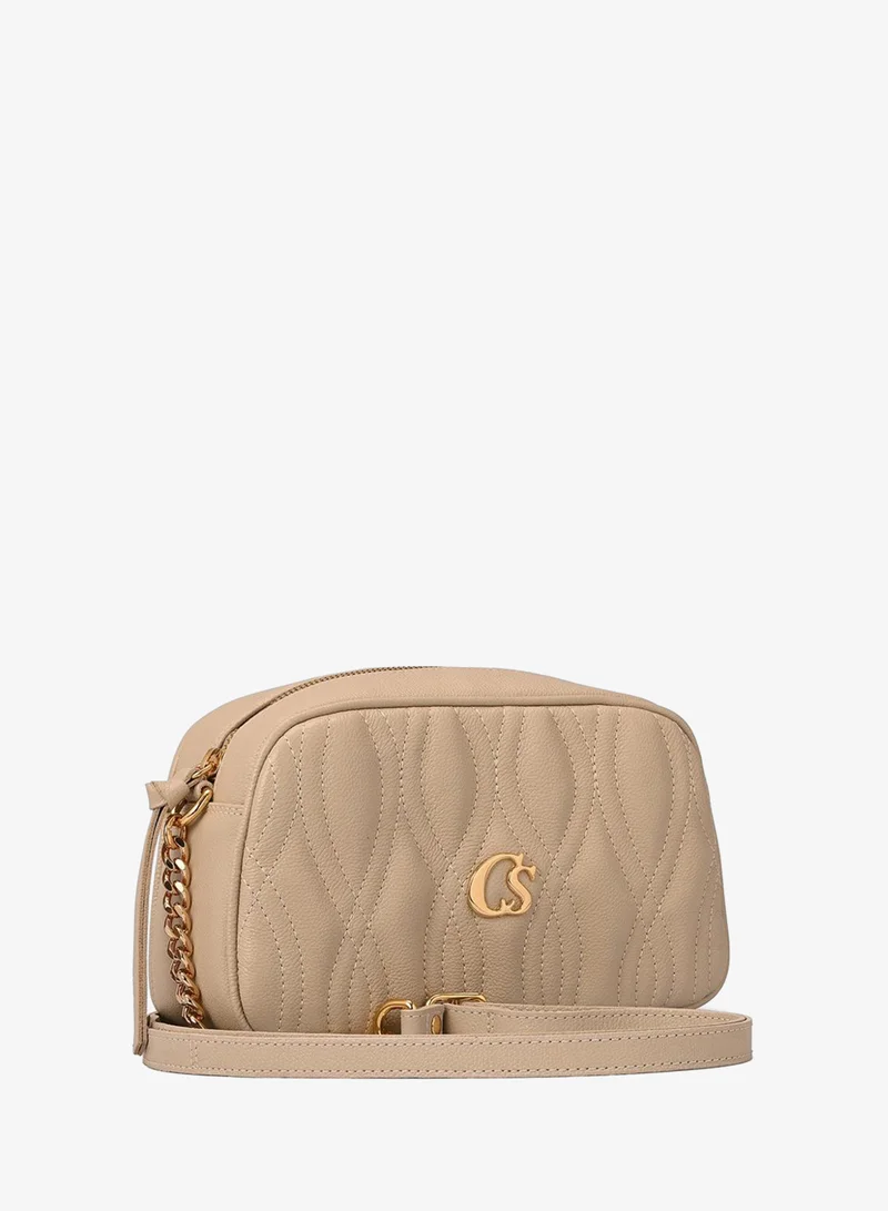Quilted Bag Texture Off-White