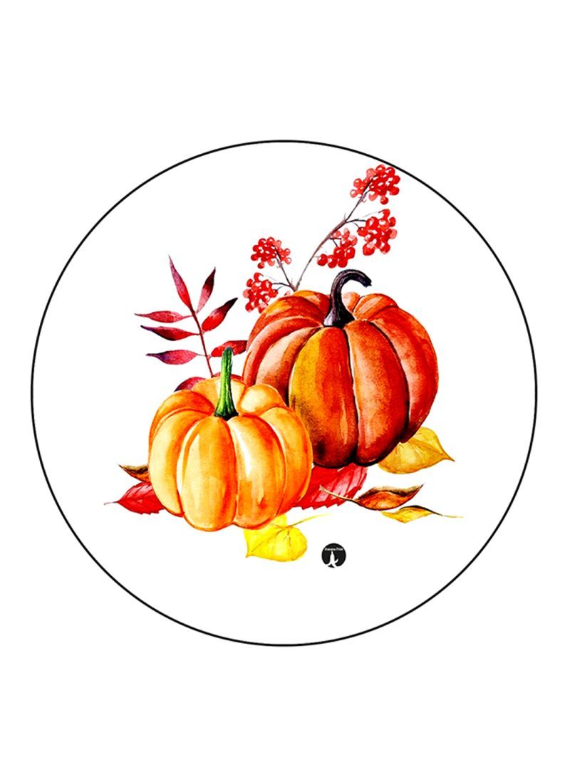 RKN Pumpkins Printed Mouse Pad  Multicolour