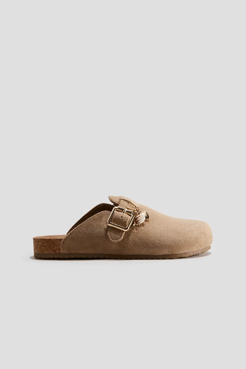 H&M Charm-detail footbed mules