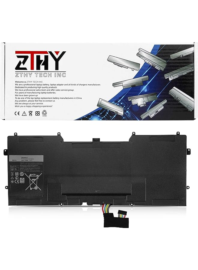 ZTHY 55Wh C4K9V 7.4V Replacement Laptop Battery For Dell Xps 12 9Q33 -L221X 13 9333 Ultrabook 13 Xps13 13-L321X 13-L322X Xps L321X L322X Series 3H76R 489Xn Pkh18 - Image 1