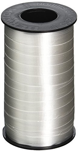 Berwick 3/8-Inch Wide by 250 Yard Spool Super Curl Crimped Splendorette Curling Ribbon, White - Image 4