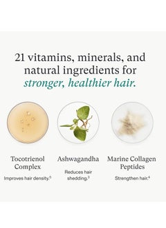 NUTRAFOL Nutrafol Women's Hair Growth Supplements, Ages 18-44, Clinically Proven for Visibly Thicker and Stronger Hair, Dermatologist Recommended - 1 Month Supply  - Image 3