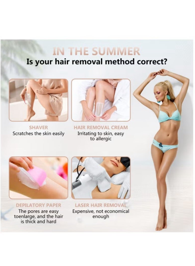 Electric Razor for Women, 4-in-1 Women's Body Hair Removal, Public Shaver Bikini Trimmer Eyebrow Face Underarm, Portable Ladies Shaver, Epilator,  USB Rechargeable - Image 3