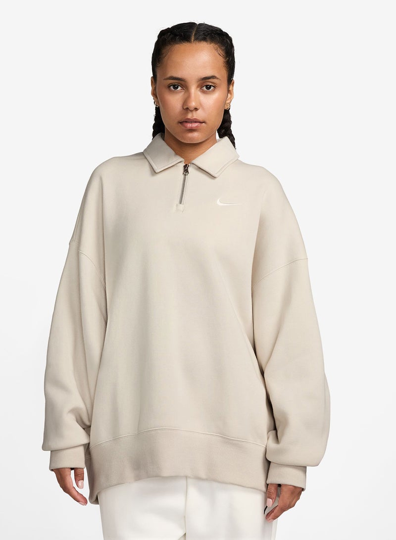 Nike W Nsw Phnx Flc Os Qz Polo  - Image 1