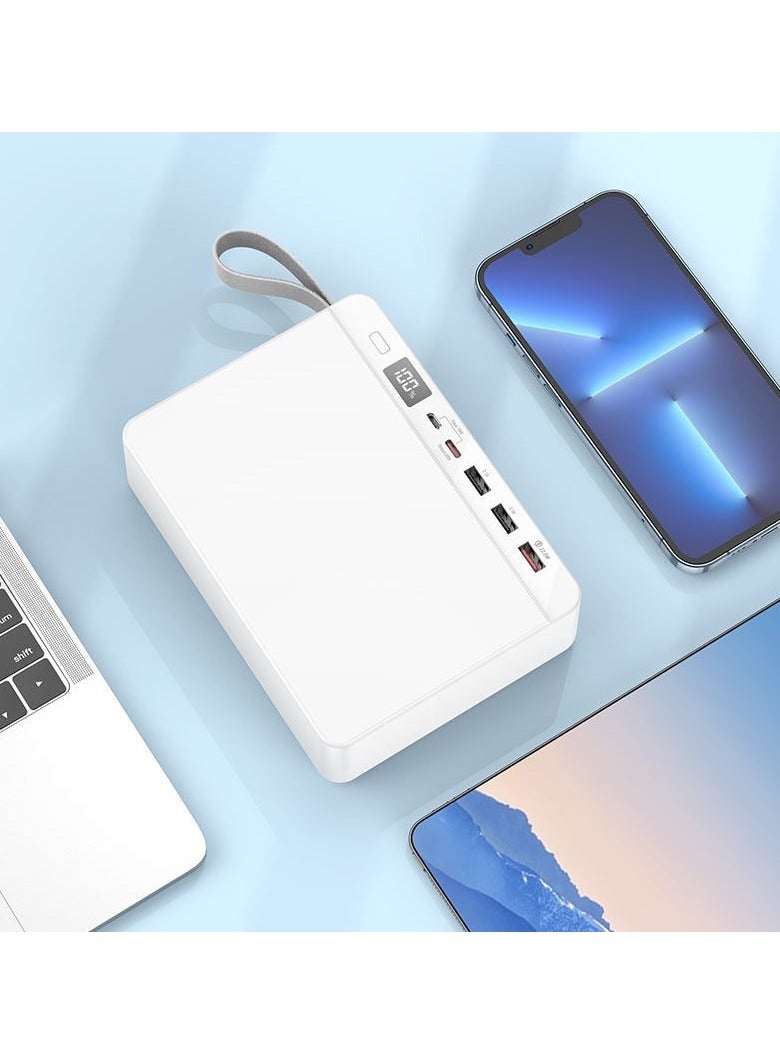 Hoco mobile charger power bank 75000 mAh(white) - Image 4