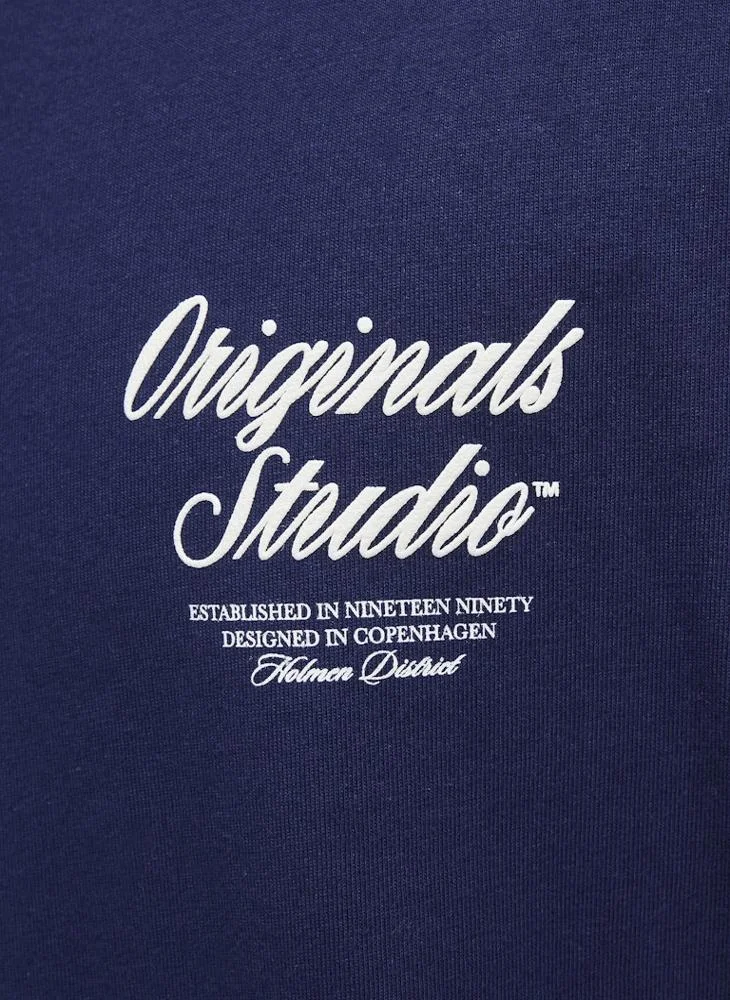 JACK & JONES Graphic Crew Neck Regular Fit T-Shirt