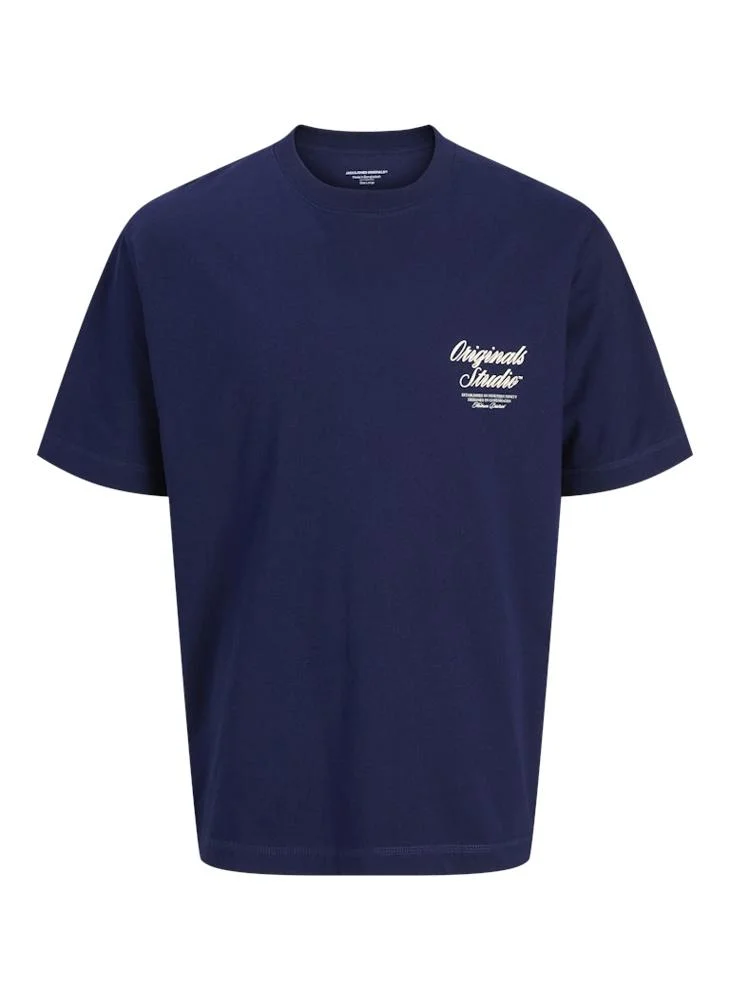JACK & JONES Graphic Crew Neck Regular Fit T-Shirt