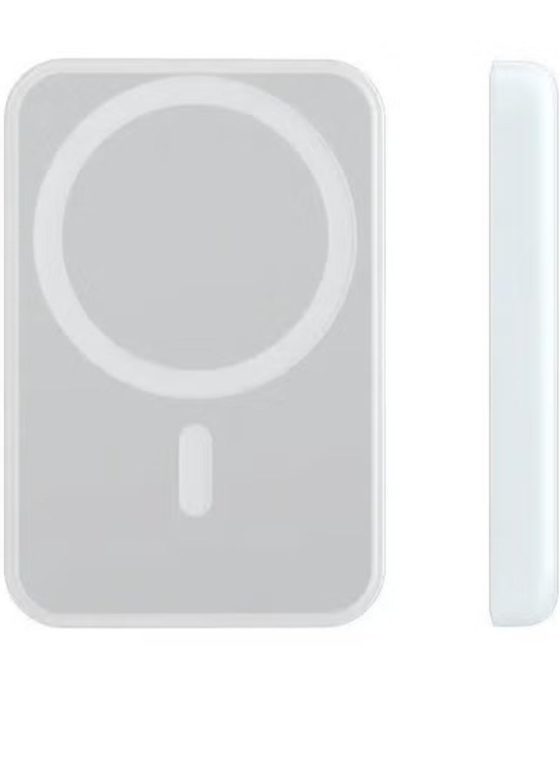ELTRAZONE - MagSafe Wireless Power Bank for iPhone 16 Pro Max – 10,000mAh Portable Charger (White) - Image 1