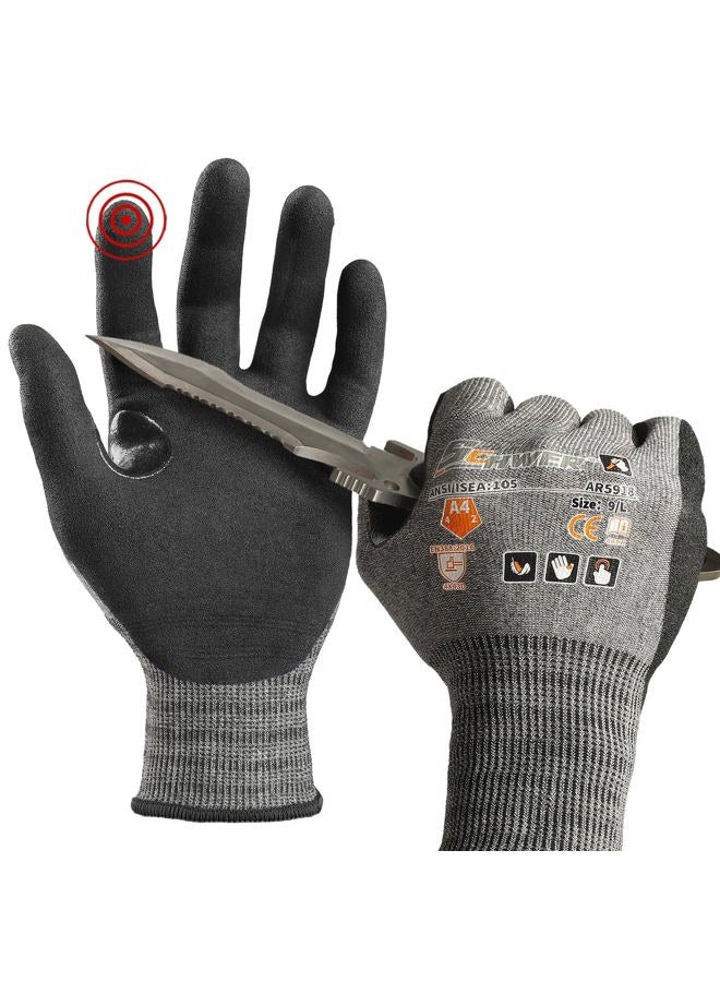 Schwer AIR-SKIN Cut Resistant Work Gloves AR5918 with Extreme Lightweight&Thin, Safety Cutting Gloves for Fishing, Refined Work, Garden, Touch-screen, Non-PFAS, 3D-Comfort Fit, Breathable, 1 Pair (M) - Image 1