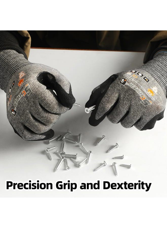 Schwer AIR-SKIN Cut Resistant Work Gloves AR5918 with Extreme Lightweight&Thin, Safety Cutting Gloves for Fishing, Refined Work, Garden, Touch-screen, Non-PFAS, 3D-Comfort Fit, Breathable, 1 Pair (M) - Image 4