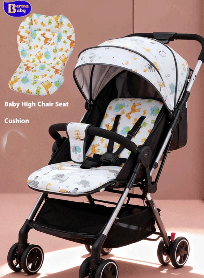 Berma Baby أغطية مقاعد عربة الأطفال البنات والأولاد مقعد سيارة عالمي برسوم كرتونية ناعمة وسميكة - Image 1