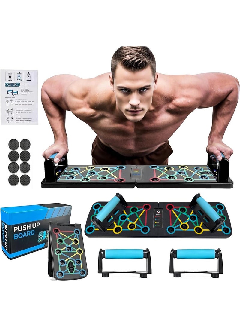 سبورت كيو لوح رفع قابل للطي متعدد الوظائف، معدات تمرين عضلات الصدر الاحترافية مع ذراع تدريب قوي، مناسب للصالات الرياضية المنزلية ومناسب لكل من الرجال والنساء من SportQ®️ - Image 1