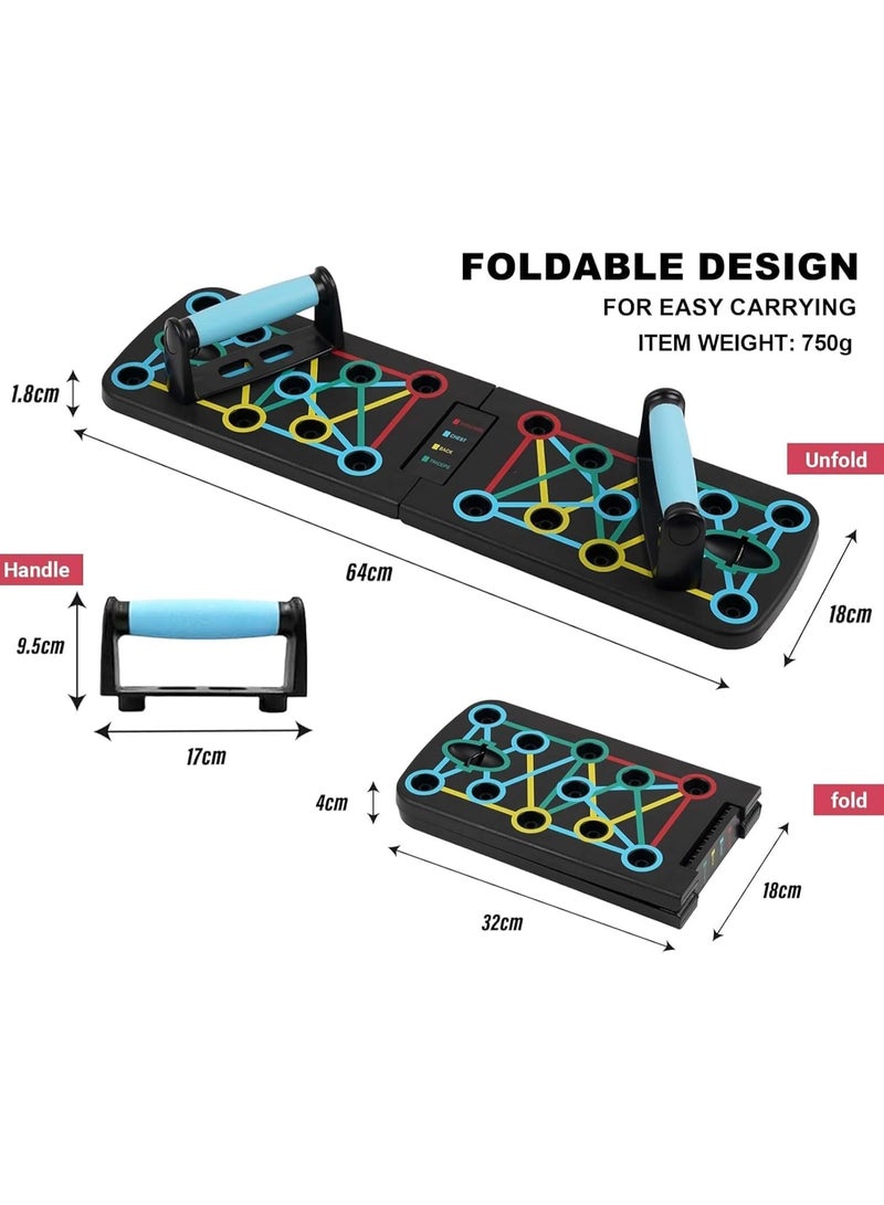 سبورت كيو لوح رفع قابل للطي متعدد الوظائف، معدات تمرين عضلات الصدر الاحترافية مع ذراع تدريب قوي، مناسب للصالات الرياضية المنزلية ومناسب لكل من الرجال والنساء من SportQ®️ - Image 5