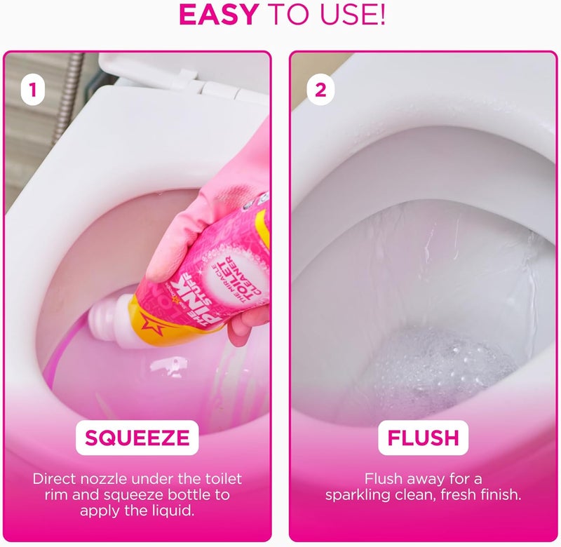 The Pink Stuff Toilet Cleaner - 750ml Miracle Gel - Image 4