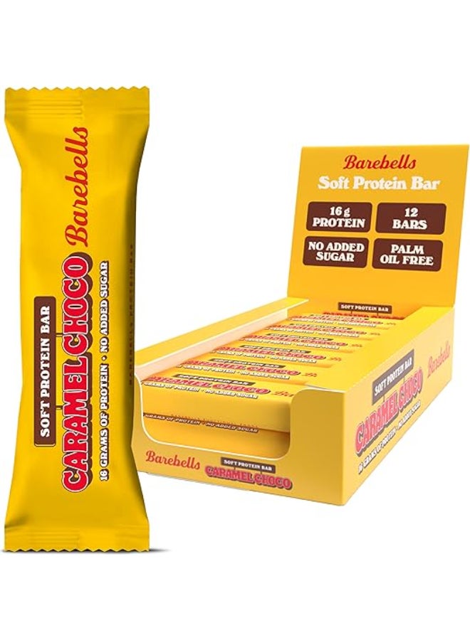 Barebells Bars Soft Caramel Choco ( 55g x 12 ) - Image 1