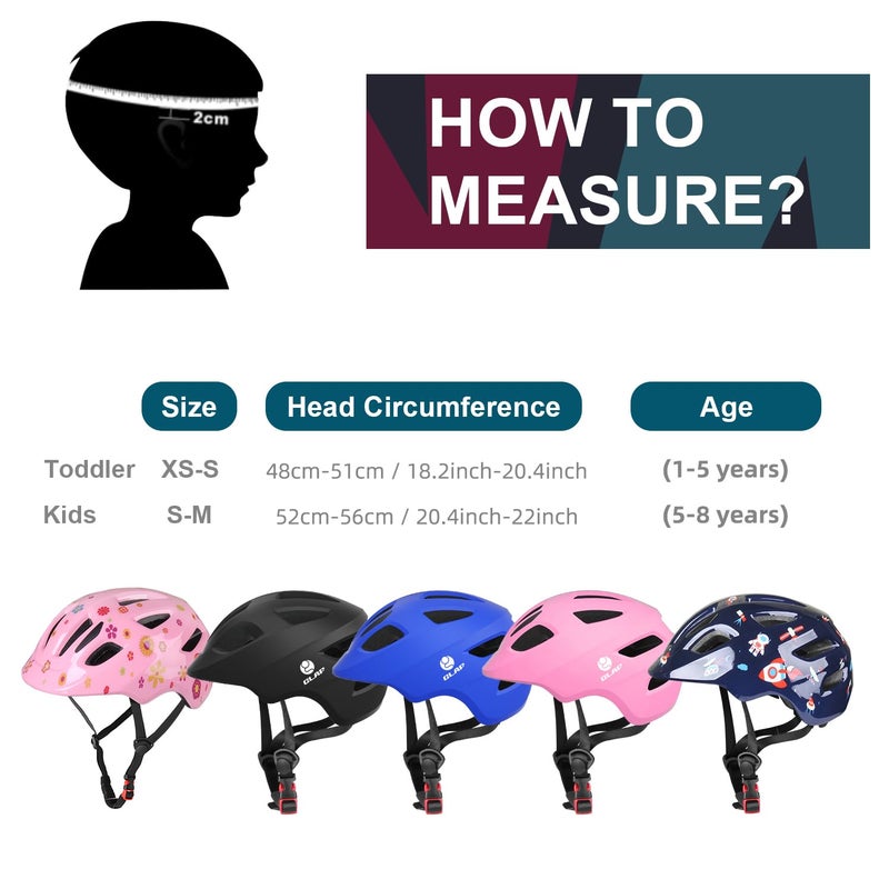 GLAF Baby Bike Helmet Toddler Helmets for 1 Year Old and up Infant Girls Boys Multi Sport Adjustable for Scooter Bicycle Kids Youth Child Skateboard Safety Cycling (XS, Matte Pink) - Image 5
