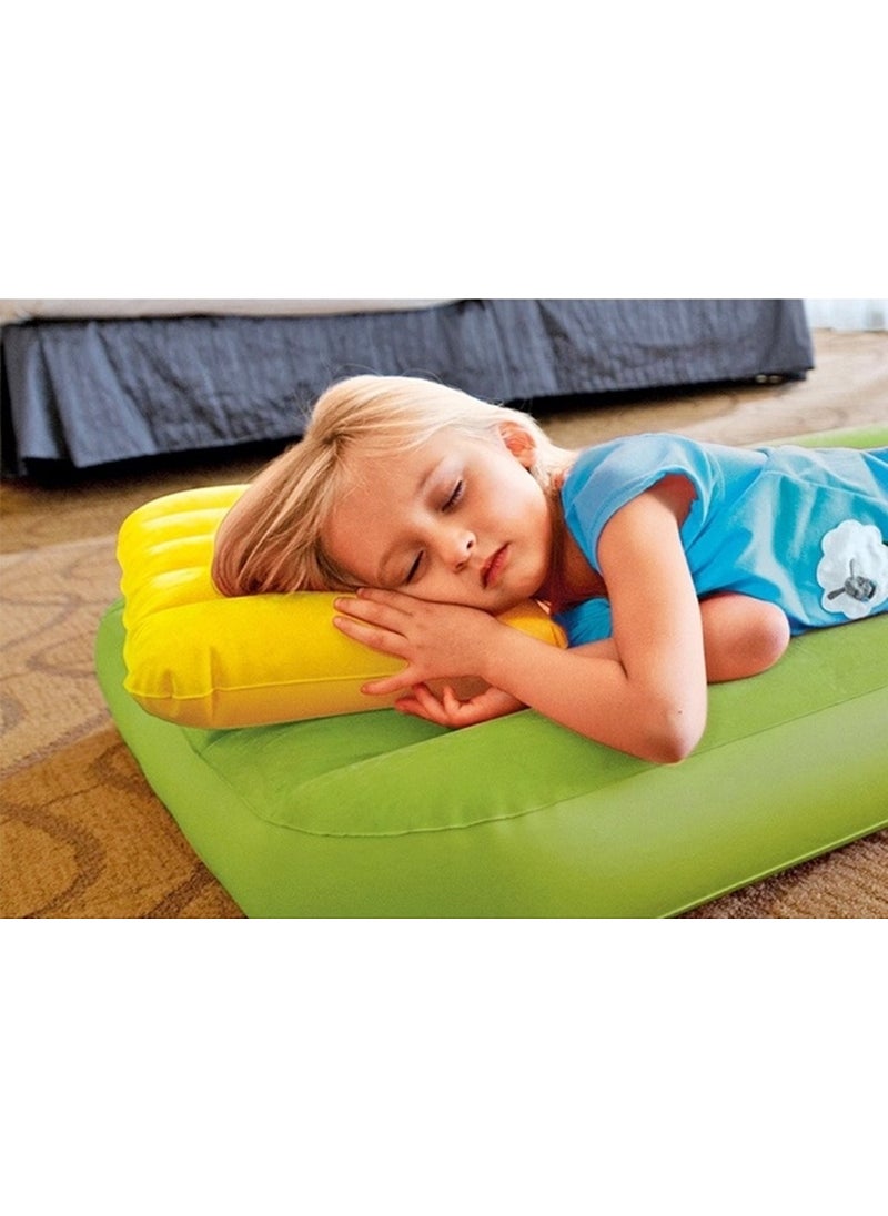 INTEX - Inflatable Pillow - Travel Pillow - Camping Pillow - Orthopedic Inflatable Pillow - Inflatable Velvet Pillow - Sea Pillow - Beach Pillow - Image 1