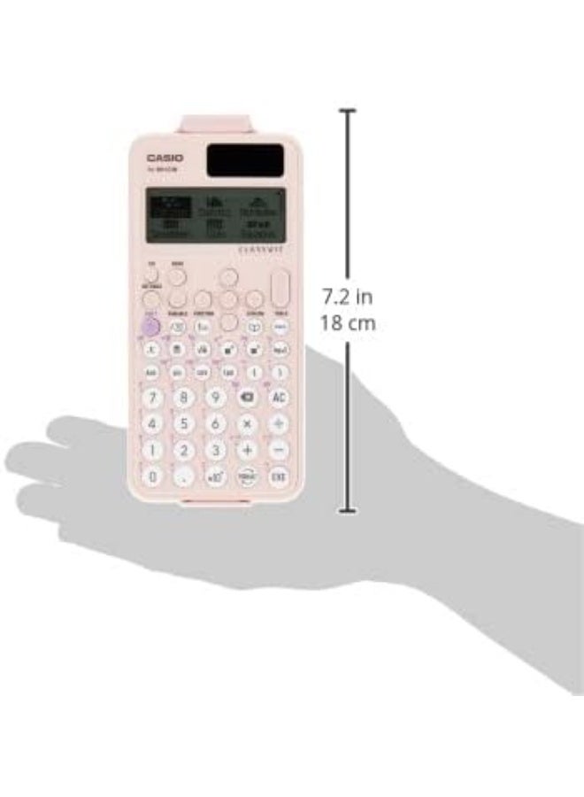كاسيو ClassWiz Standard Scientific Calculators FX-991CW-PK-W-DT pink - Image 3
