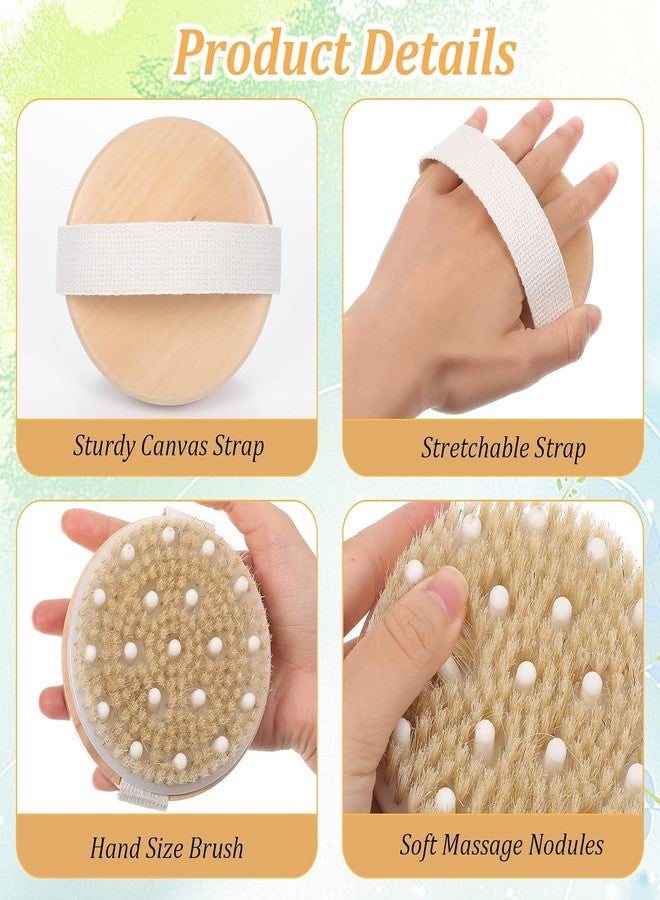 PRAMANTA Body Brush for Wet or Dry - Gentle Exfoliating & Massage Nodes - Image 1