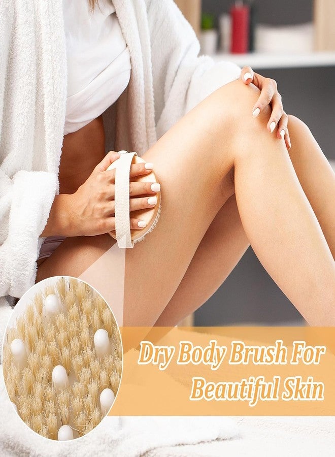 PRAMANTA Body Brush for Wet or Dry - Gentle Exfoliating & Massage Nodes - Image 5