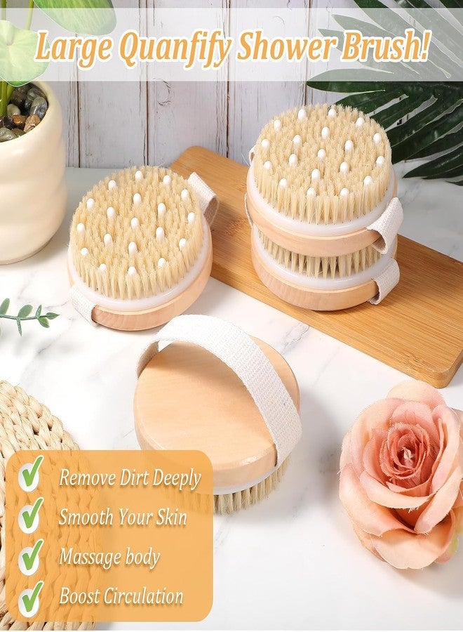 PRAMANTA Body Brush for Wet or Dry - Gentle Exfoliating & Massage Nodes - Image 2