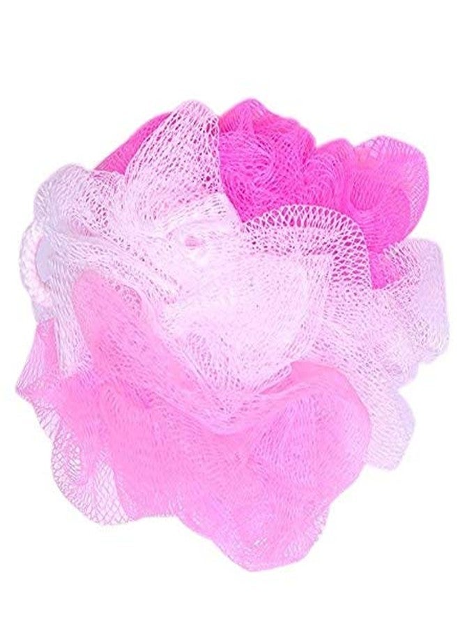Krisah® Big Size Tri Layer Bath Loofah/Luffa/Lofah (50 Grams) (Pink) - Image 1