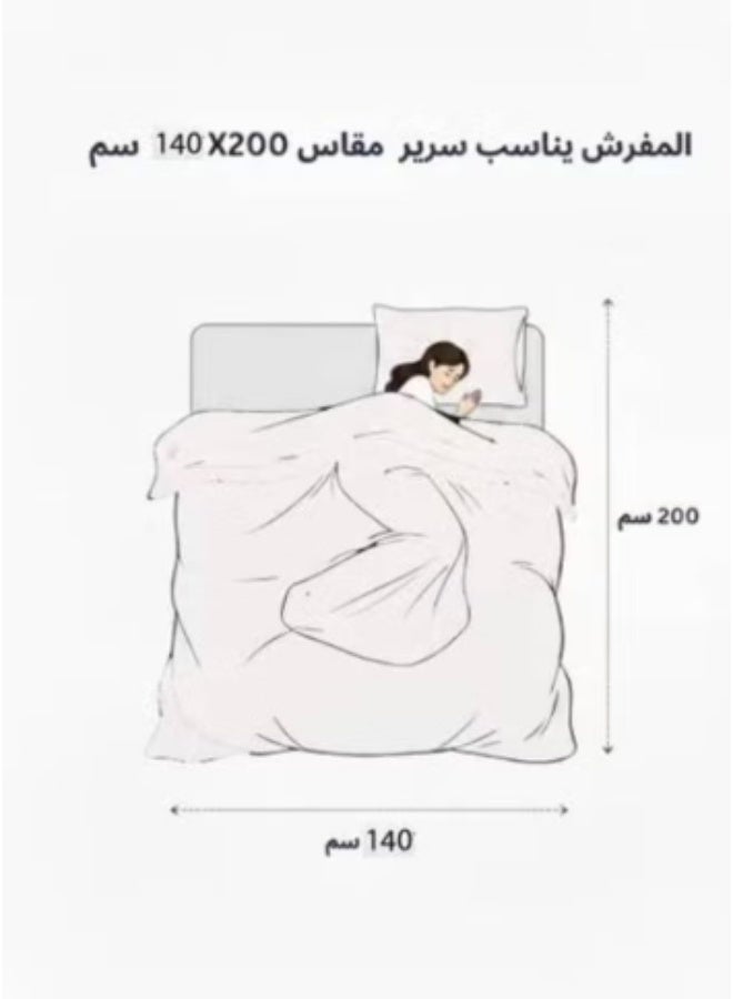 4-piece compact plain bed sheet set – practical and stylish for all different decors - Image 5